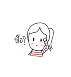 The ordinary girl in daily life (TH)（個別スタンプ：2）