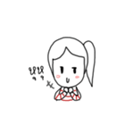 The ordinary girl in daily life (TH)（個別スタンプ：3）