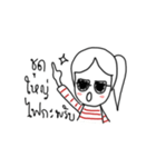 The ordinary girl in daily life (TH)（個別スタンプ：7）