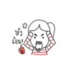 The ordinary girl in daily life (TH)（個別スタンプ：19）