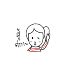 The ordinary girl in daily life (TH)（個別スタンプ：25）