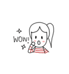 The ordinary girl in daily life (TH)（個別スタンプ：26）