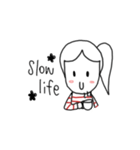 The ordinary girl in daily life (TH)（個別スタンプ：33）