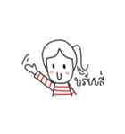 The ordinary girl in daily life (TH)（個別スタンプ：40）