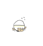 ごはんとともにスタンプ（個別スタンプ：9）