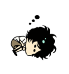 Satoke with wavy-hair（個別スタンプ：5）