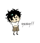 Satoke with wavy-hair（個別スタンプ：6）