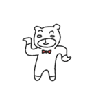 Red tie and bear-move*2（個別スタンプ：13）