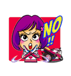 Crazy biker girl~（個別スタンプ：6）
