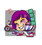 Crazy biker girl~（個別スタンプ：7）