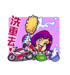 Crazy biker girl~（個別スタンプ：19）