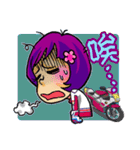 Crazy biker girl~（個別スタンプ：20）