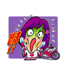 Crazy biker girl~（個別スタンプ：21）