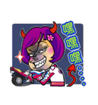 Crazy biker girl~（個別スタンプ：26）