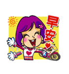 Crazy biker girl~（個別スタンプ：29）