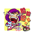 Crazy biker girl~（個別スタンプ：33）