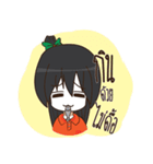 Green Orange lady（個別スタンプ：2）