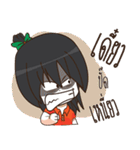 Green Orange lady（個別スタンプ：6）