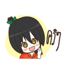 Green Orange lady（個別スタンプ：14）