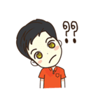 Green Orange Boy（個別スタンプ：9）