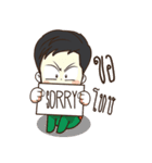 Green Orange Boy（個別スタンプ：14）