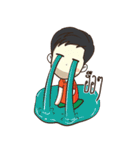 Green Orange Boy（個別スタンプ：18）