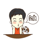 Green Orange Boy（個別スタンプ：34）