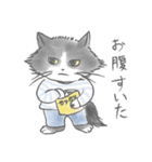 グレとモフとお友達（個別スタンプ：6）