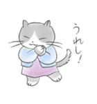 グレとモフとお友達（個別スタンプ：10）