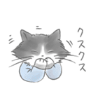 グレとモフとお友達（個別スタンプ：12）