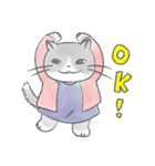 グレとモフとお友達（個別スタンプ：31）