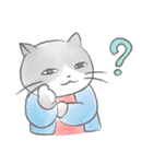 グレとモフとお友達（個別スタンプ：36）