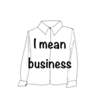 Firstly I Mean Business（個別スタンプ：18）