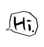 [English]Notes.（個別スタンプ：1）