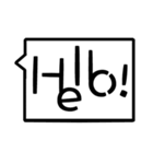 [English]Notes.（個別スタンプ：2）