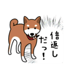 柴犬＊花とゆかいな仲間たち（個別スタンプ：32）