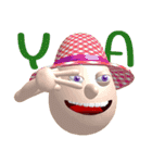 3D Egg Country part7: Joyful talk（個別スタンプ：16）