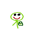 カラフル手書き棒人間スタンプ（個別スタンプ：12）