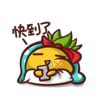 PINEAPPLE's goofing off serious（個別スタンプ：19）