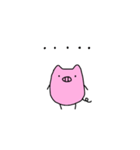 どこでも ミニブタ（個別スタンプ：3）