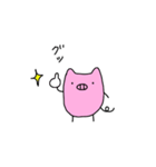 どこでも ミニブタ（個別スタンプ：15）