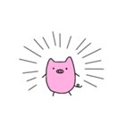 どこでも ミニブタ（個別スタンプ：35）