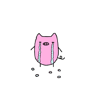 どこでも ミニブタ（個別スタンプ：36）