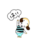 ぽっちゃり犬「ハチ」（個別スタンプ：4）