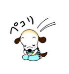 ぽっちゃり犬「ハチ」（個別スタンプ：6）