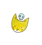 化け狐さんとしゃれこうべさん（個別スタンプ：33）