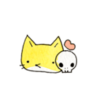 化け狐さんとしゃれこうべさん（個別スタンプ：39）