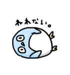 水色ペンギン（個別スタンプ：5）