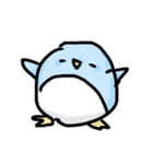 水色ペンギン（個別スタンプ：7）