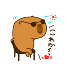 Capybara's daily life（個別スタンプ：3）